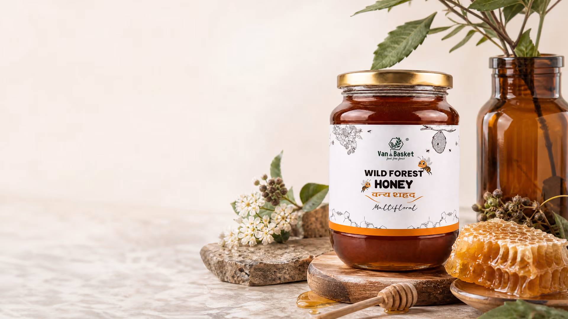 Wild forest honey